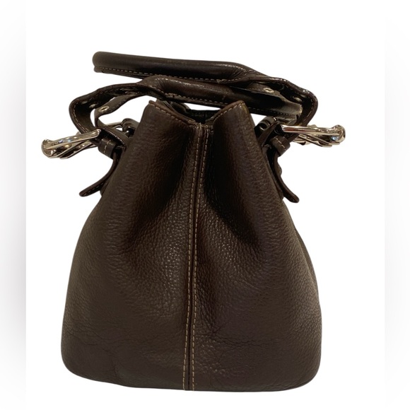 Tignanello Leather Handbag & Wallet Set chocolate Brown  NWOT - Picture 3 of 16